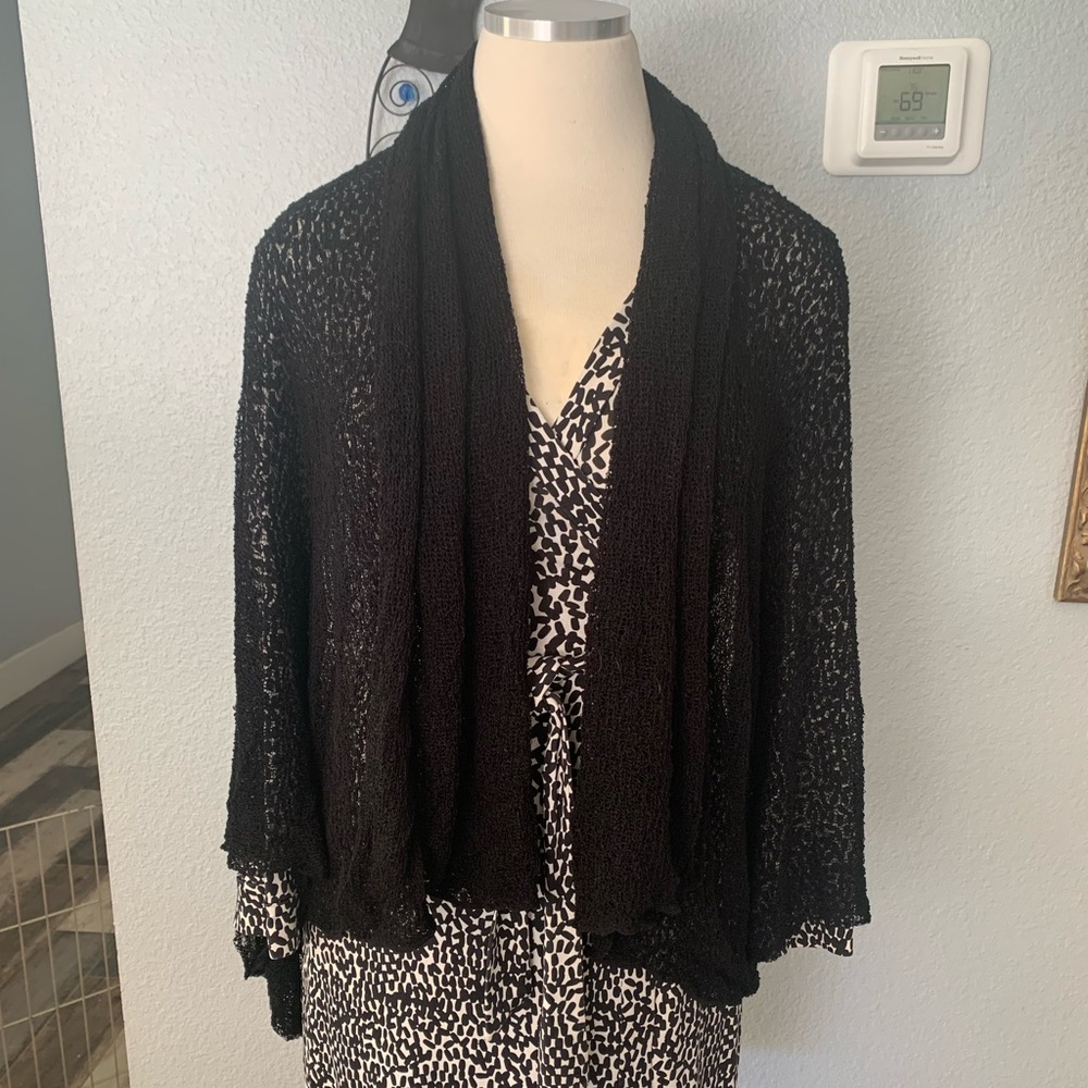 Mesh Cardigan wear 2 ways Short or long